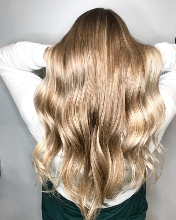 a low maintenance blonde refresh color